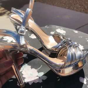 Dirty dancing silver heels
